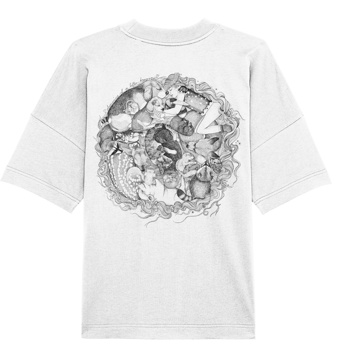 Dreaming of a better tomorrow - Organic Oversize Shirt